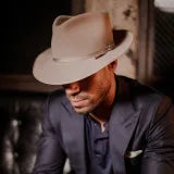 Skyline Wool Fedora Silverbelly Color