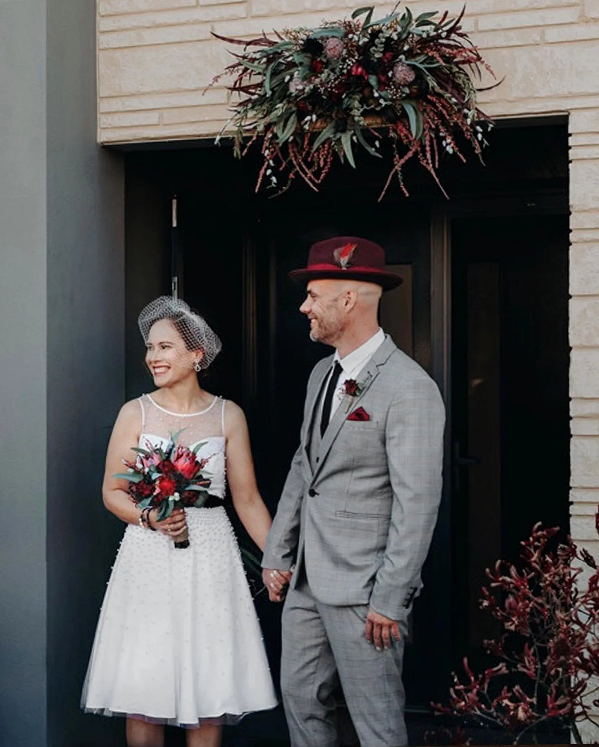 Trilby Fedora – Burgundy