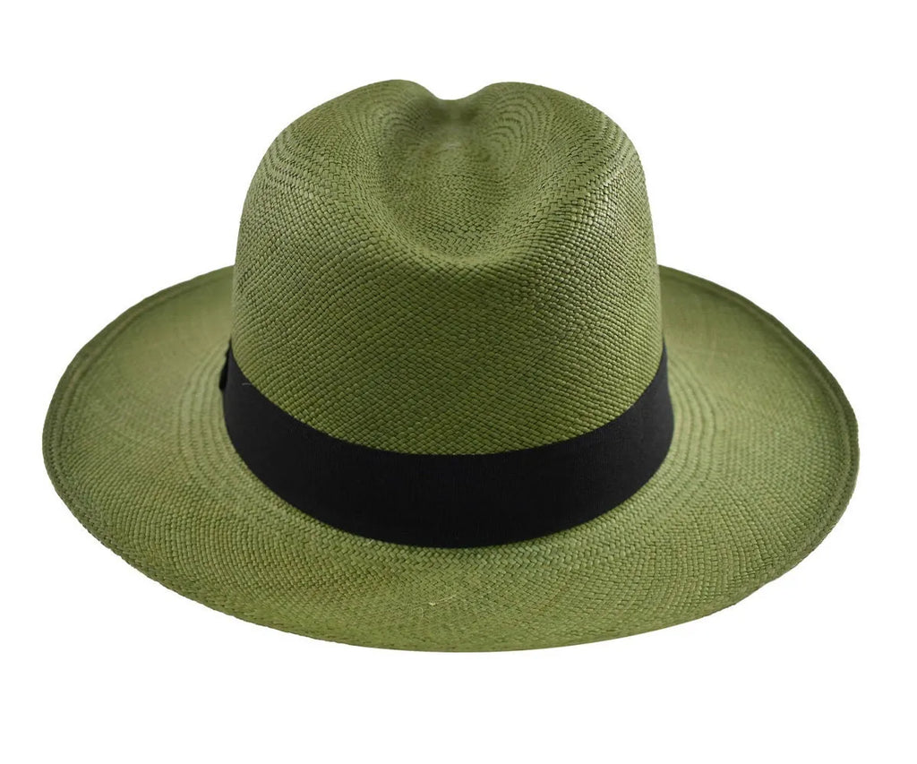 Advanced Original Panama Hat - Verde Oscuro Toquilla Straw