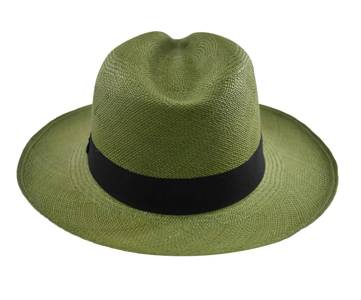 Advanced Original Panama Hat - Verde Oscuro Toquilla Straw