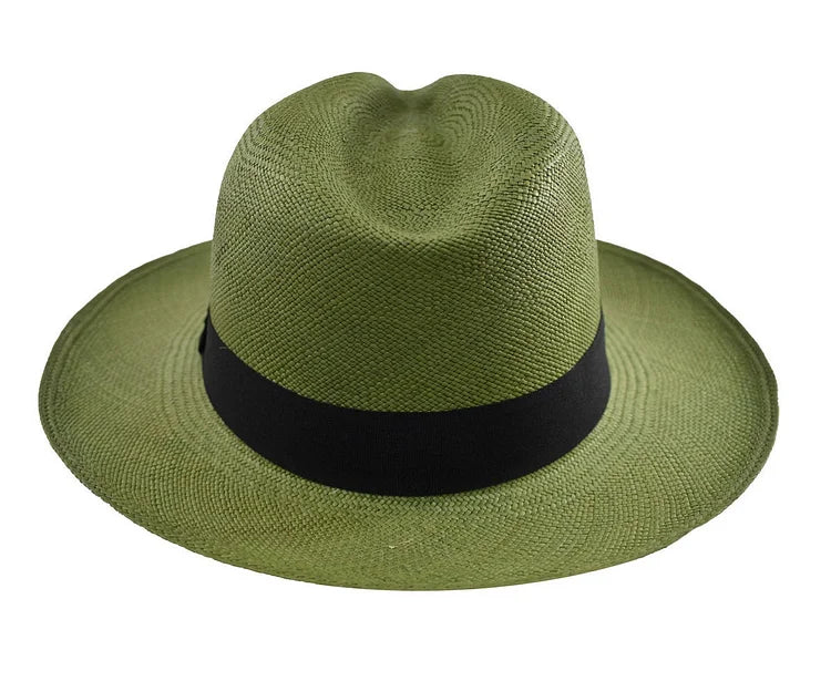 Advanced Original Panama Hat - Verde Oscuro Toquilla Straw