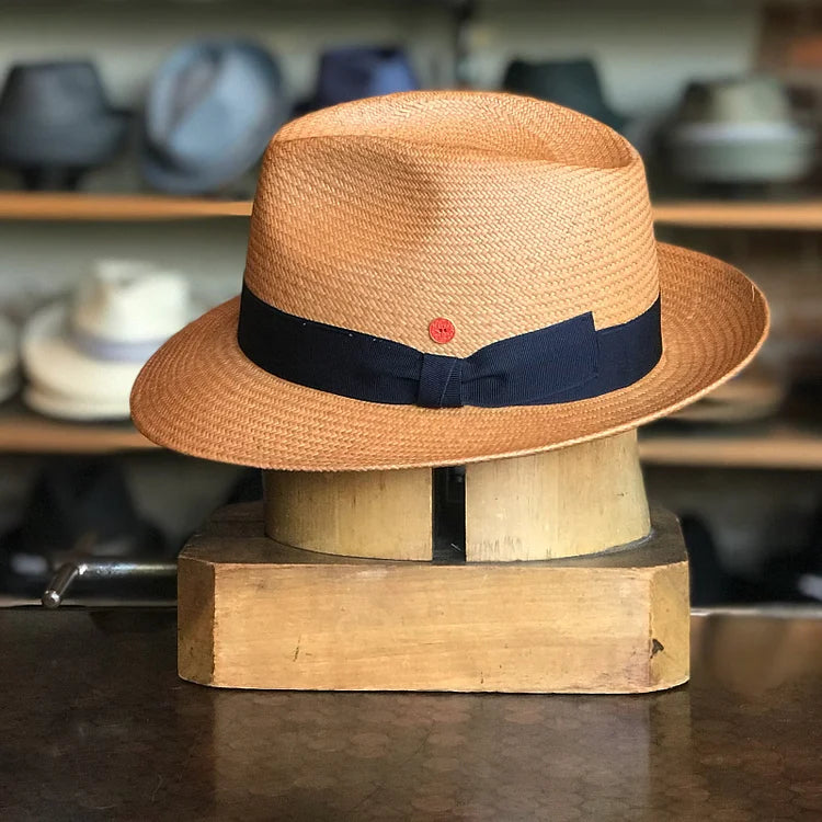 Can be rolls up for packing - Handmade panama hat - Torino