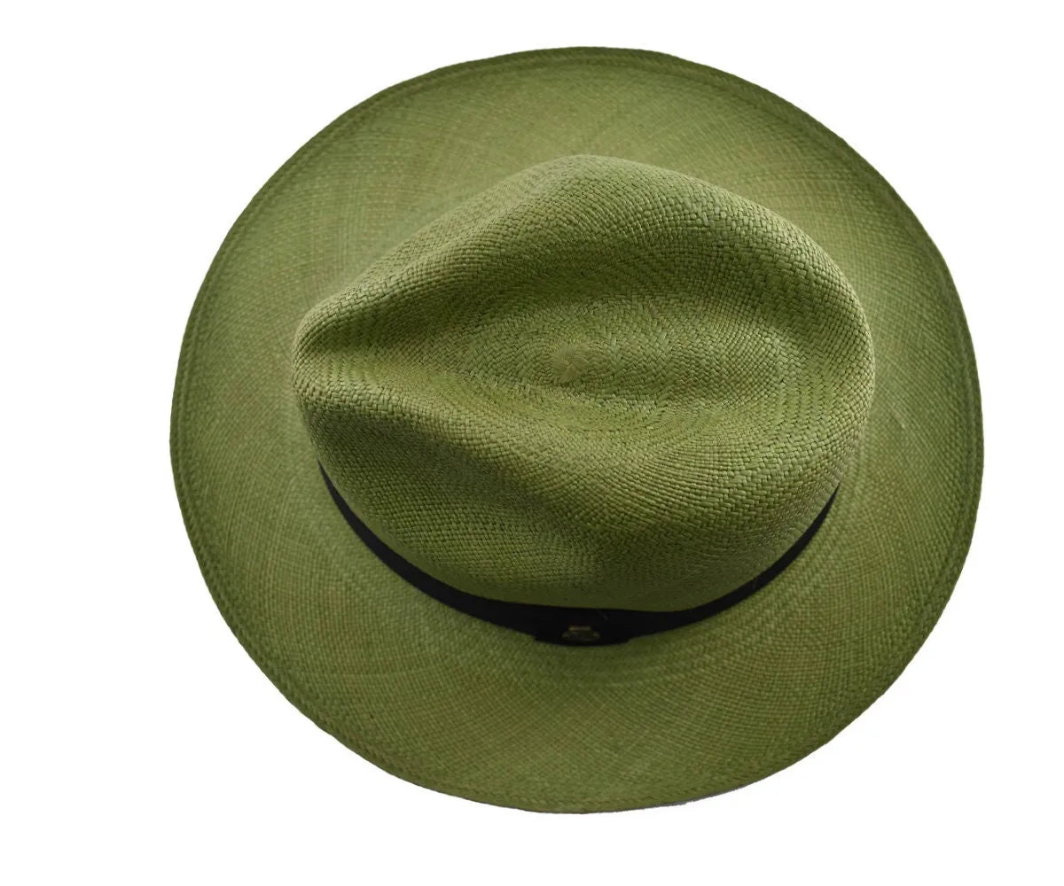 Advanced Original Panama Hat - Verde Oscuro Toquilla Straw