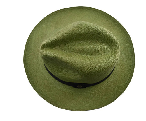 Advanced Original Panama Hat - Verde Oscuro Toquilla Straw