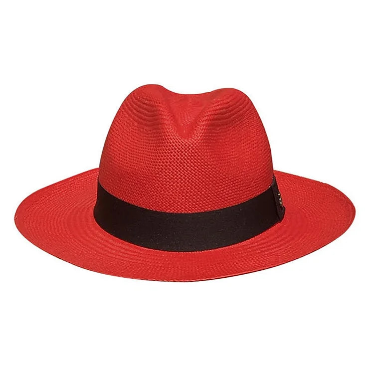 Advanced Original Panama Hat - Red Classic Fedora