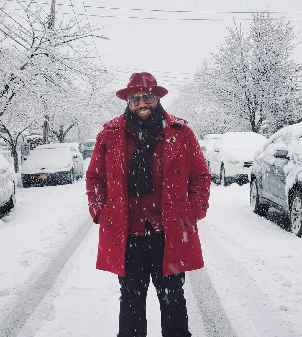 Trilby Fedora – Burgundy
