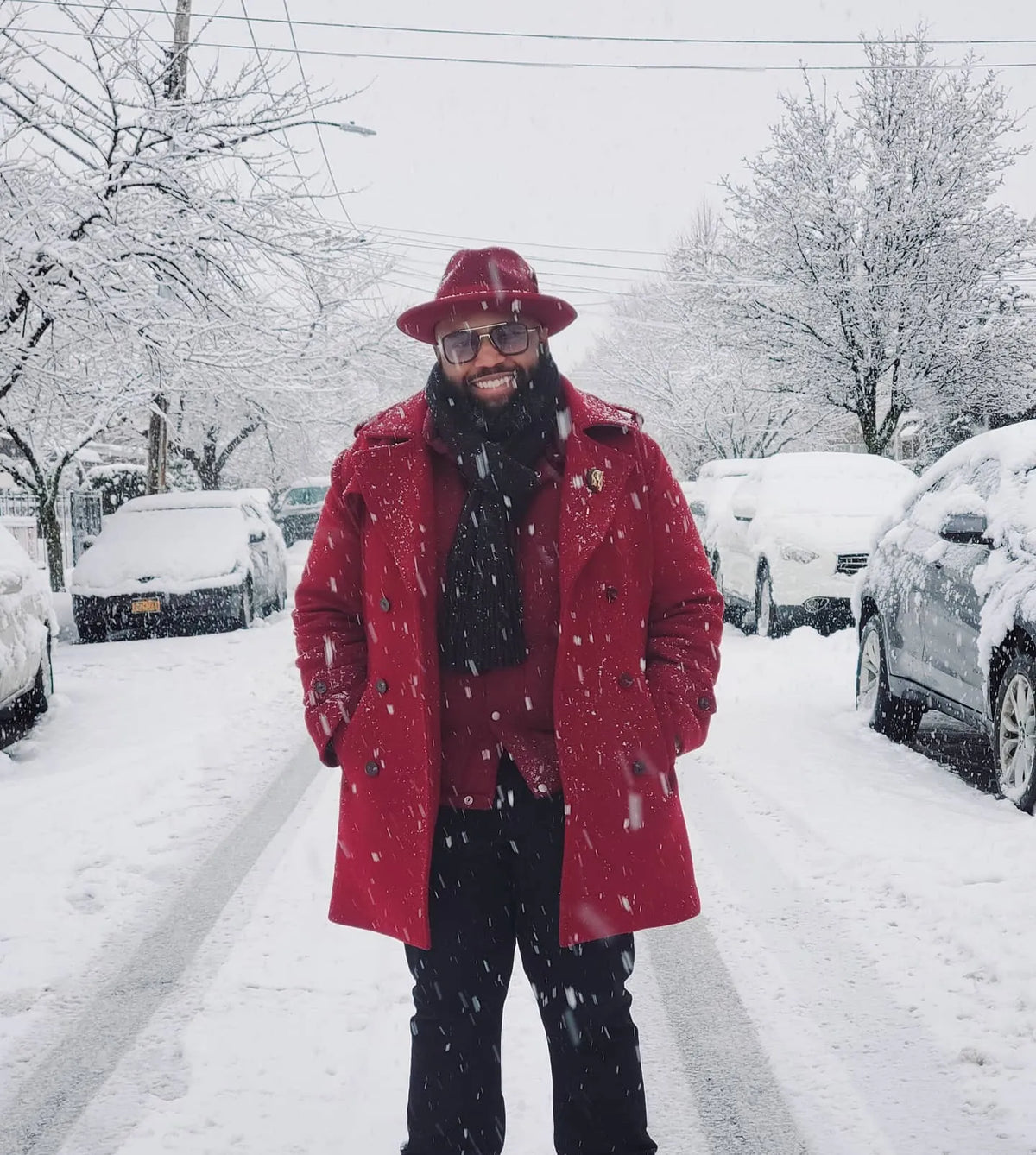 Trilby Fedora – Burgundy