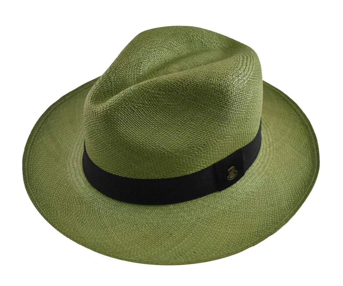 Advanced Original Panama Hat - Verde Oscuro Toquilla Straw
