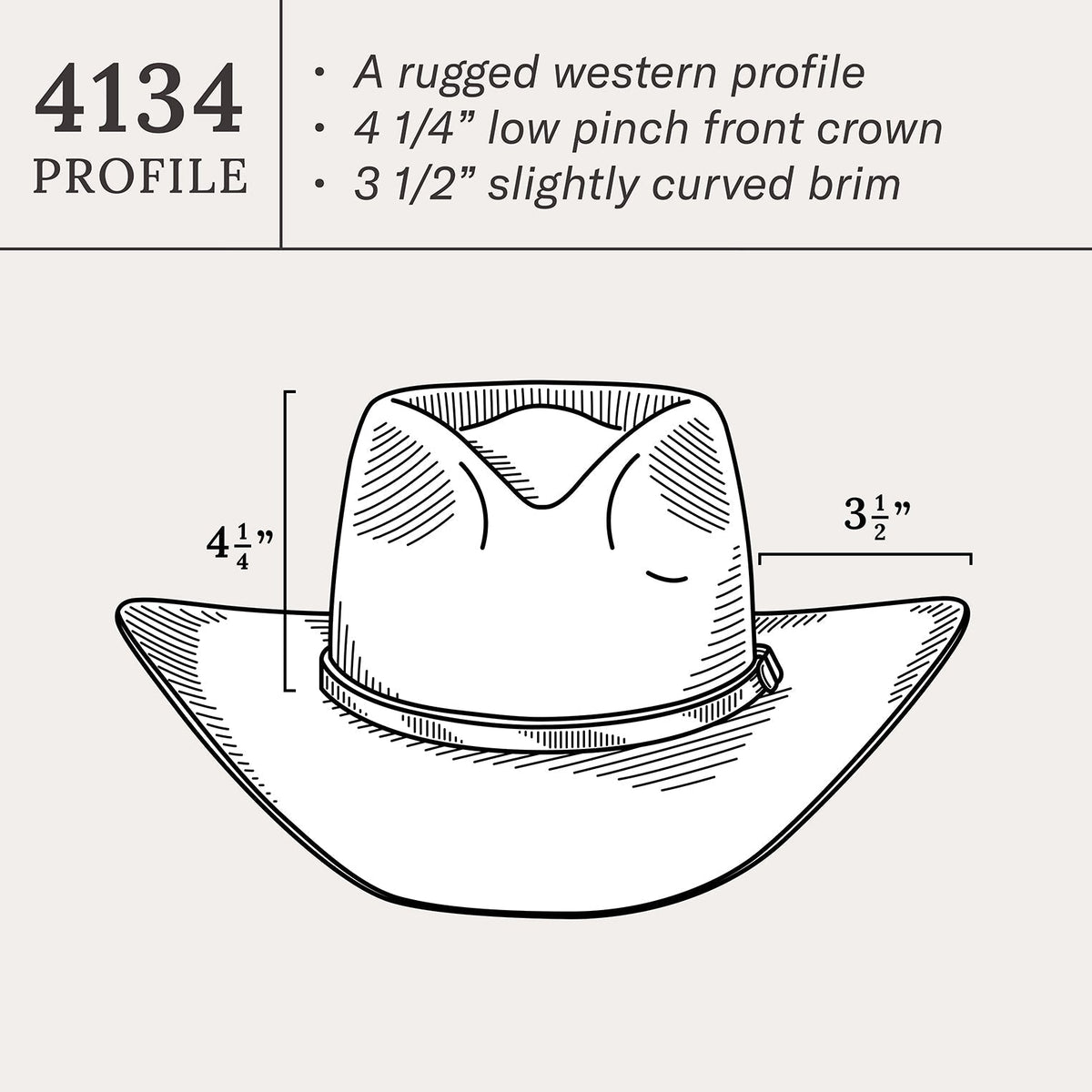 Seneca 4X Cowboy Hat