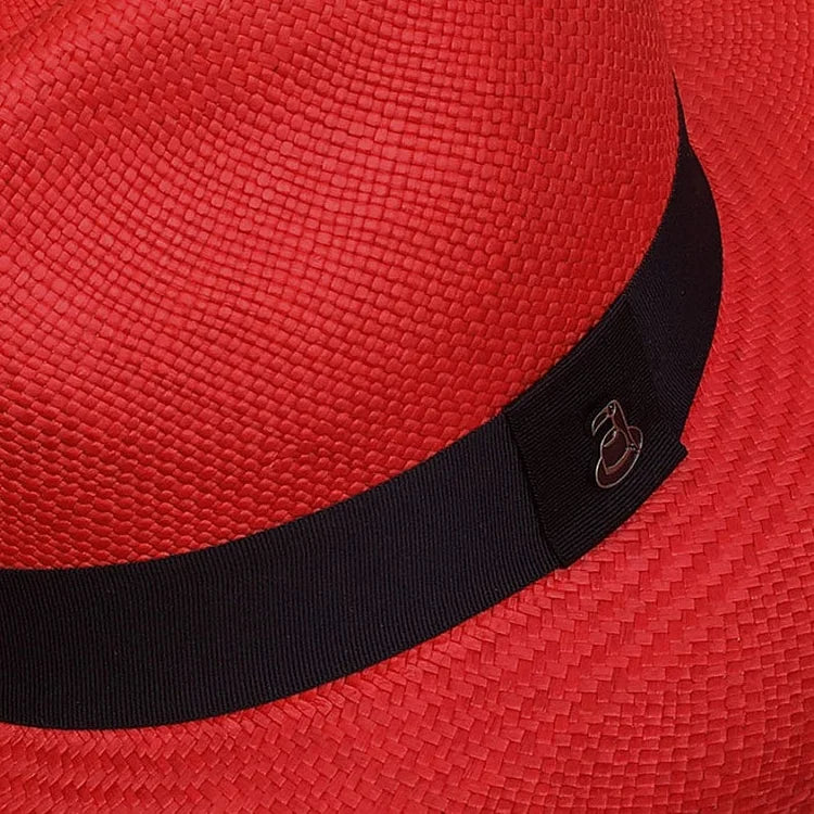 Advanced Original Panama Hat - Red Classic Fedora