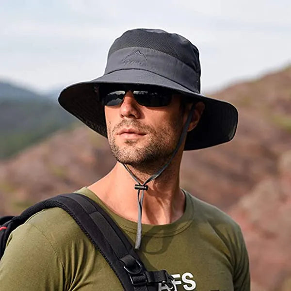 Fishing Hat For Men & Women, Outdoor Uv Sun Protection Wide Brim Hat