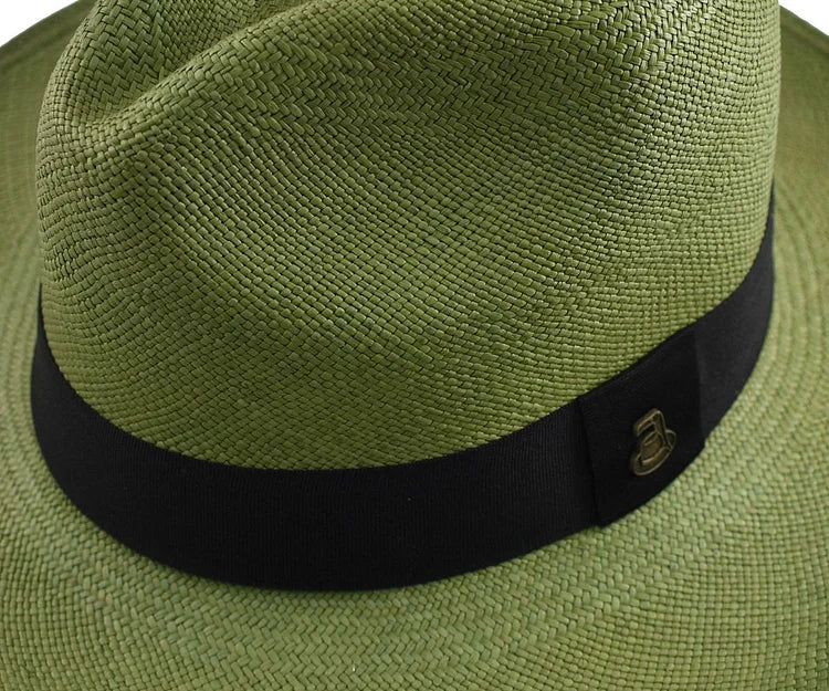 Advanced Original Panama Hat - Verde Oscuro Toquilla Straw