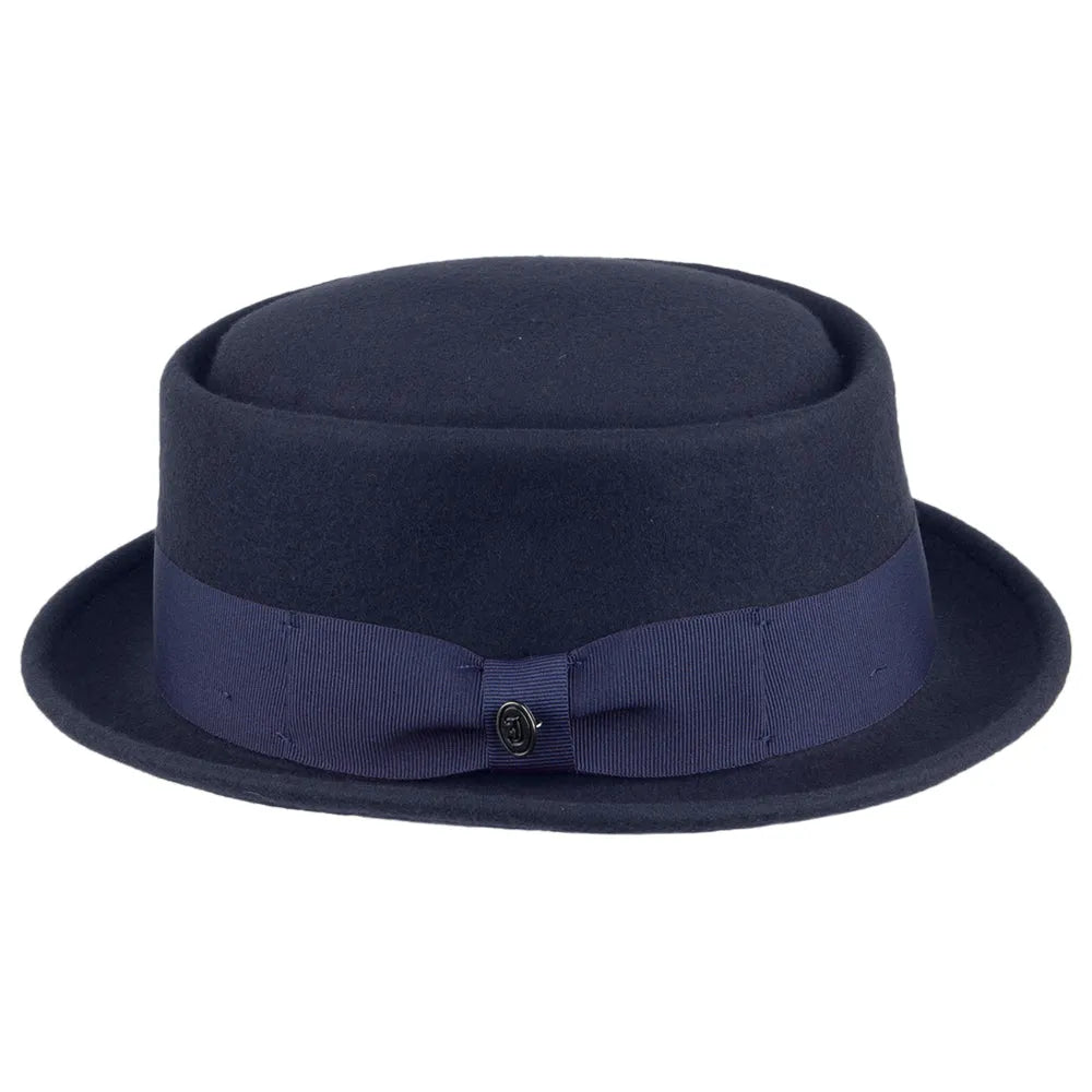Thread Jaxon & James Crushable Wool Pork Pie Hat - Navy Blue