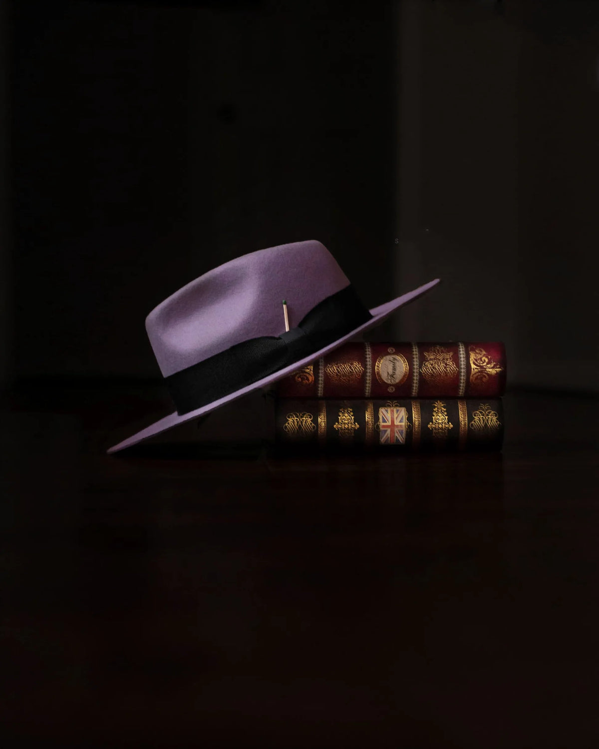 Ferguson Fedora - Lavender+Black