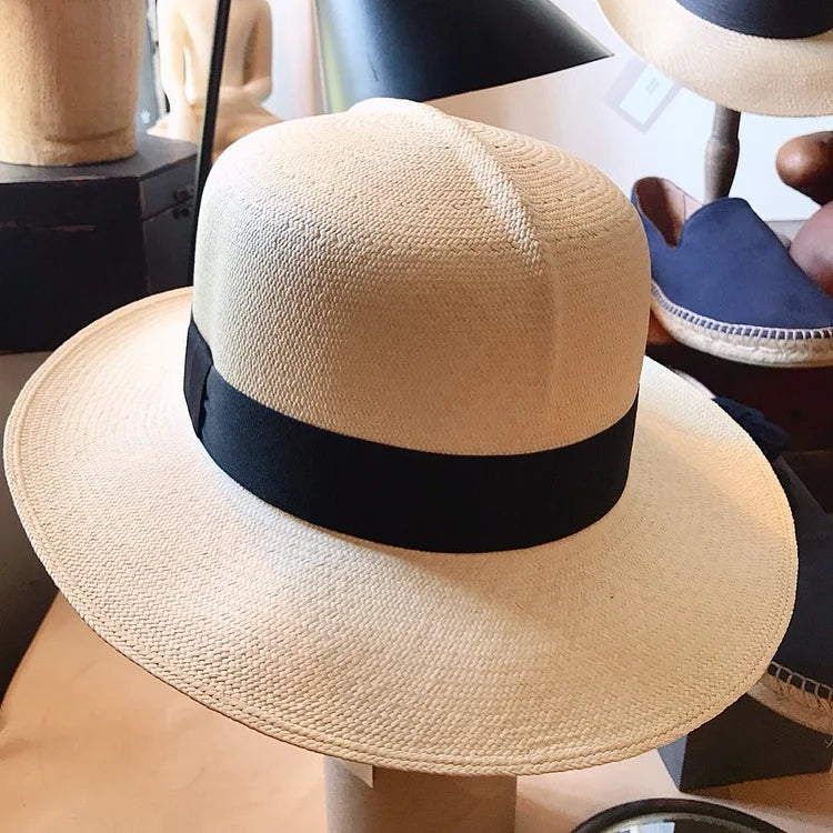 Ecuador imported senior Panama straw hat - Montecristi Colonial
