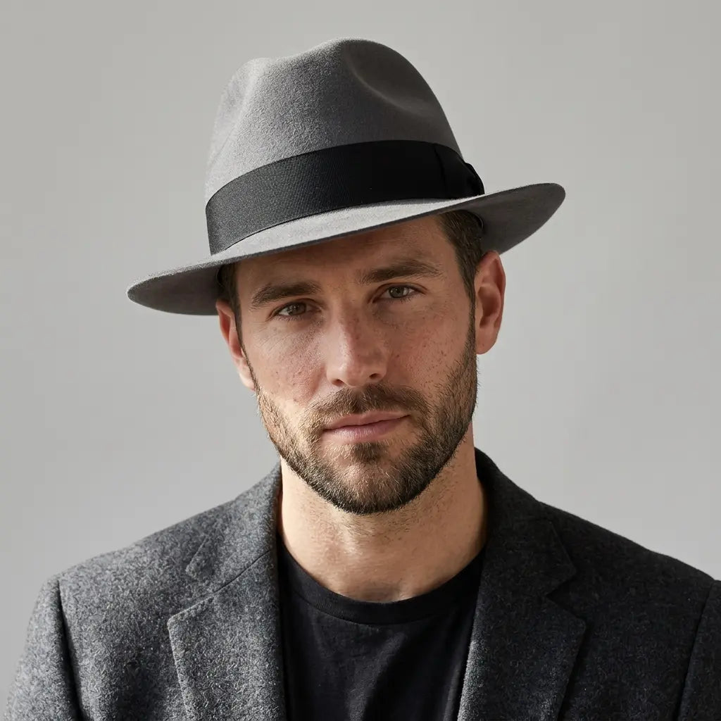 Adams Plain Wool Fedora Hat