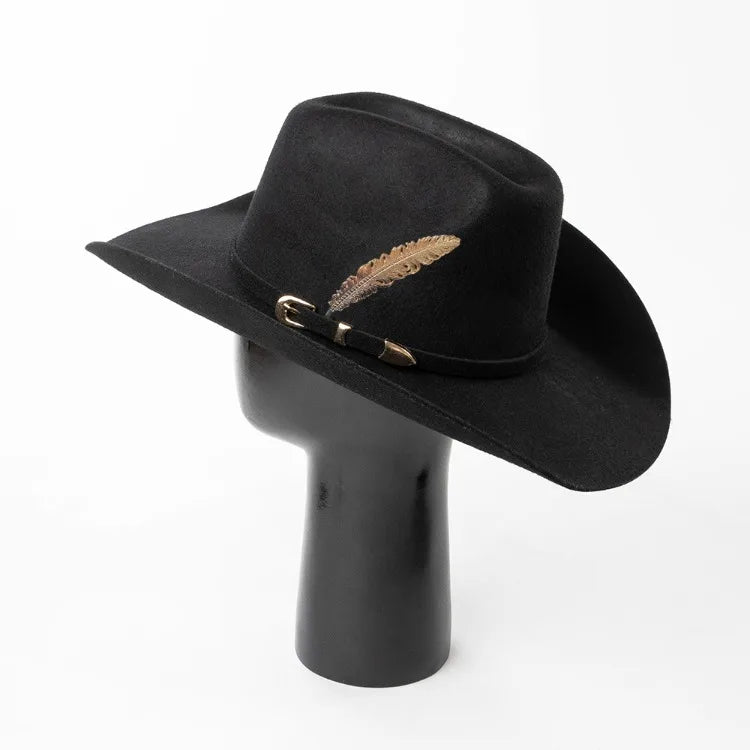Albuquerque Wool Feather Western Cowboy Hat