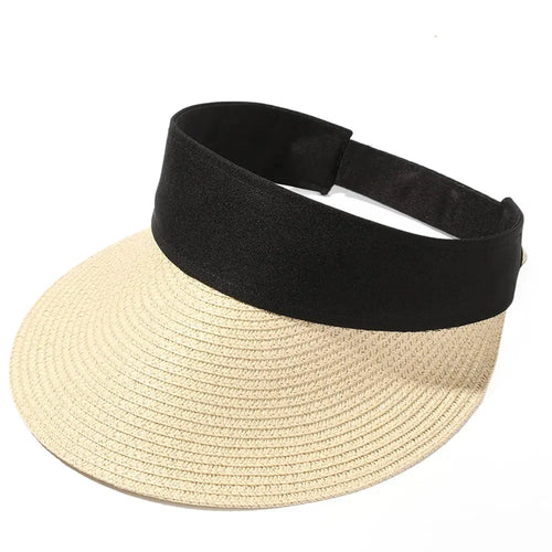 Aruba Summer Straw Long Visor