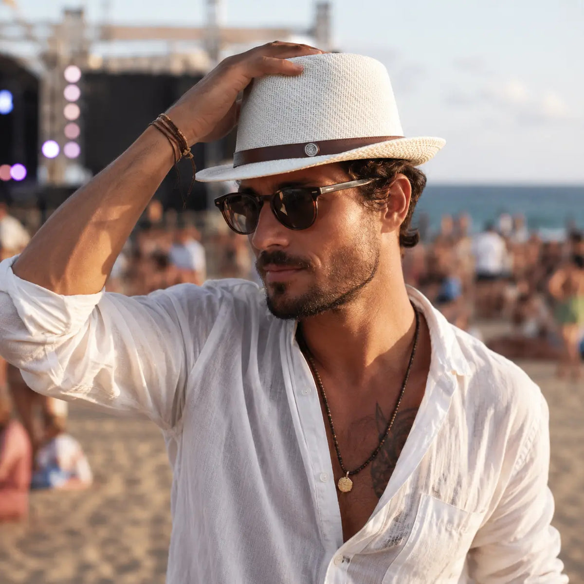Buster Straw Porkpie Hat