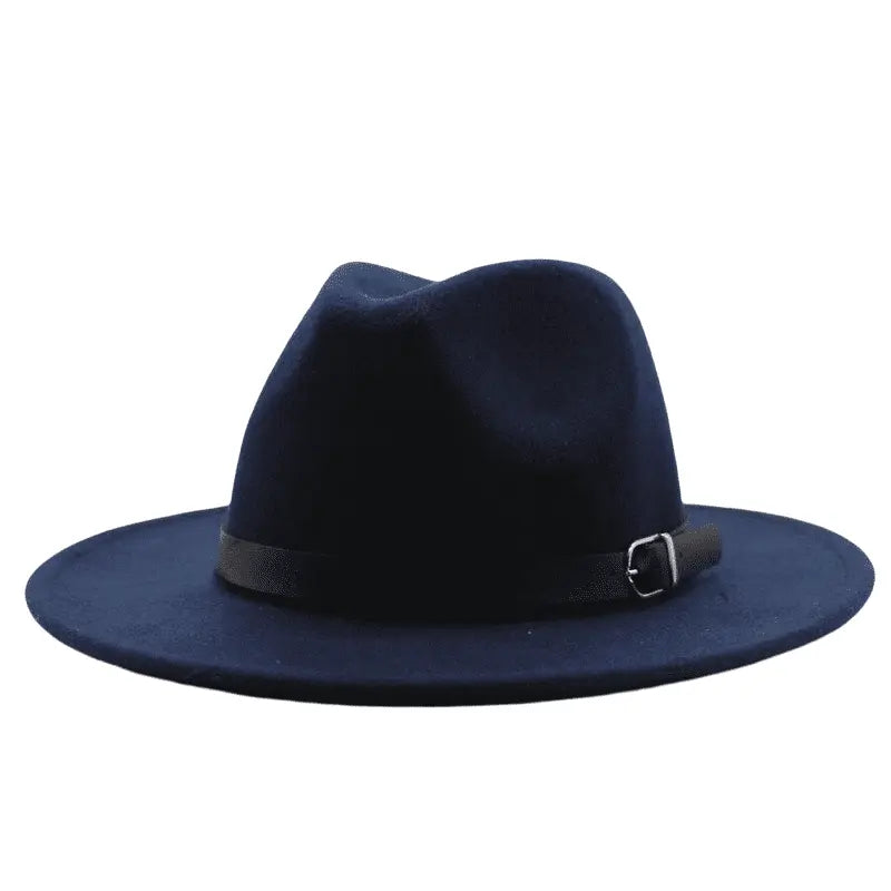 Classic Plain Felt Fedora Hat