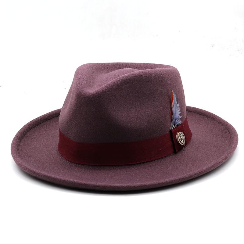 Coltrane Feather Fedora Hat