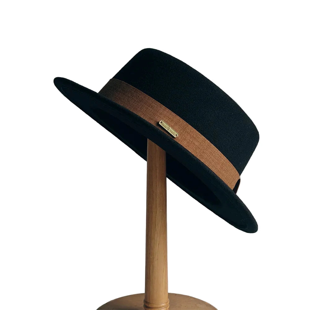 Costello Cotton Fedora Porkpie Hat