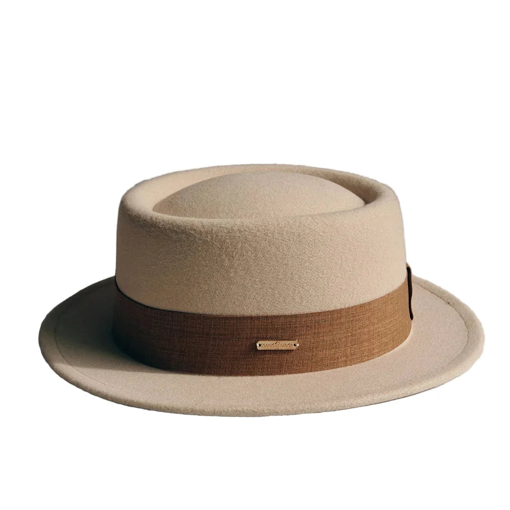 Costello Cotton Fedora Porkpie Hat