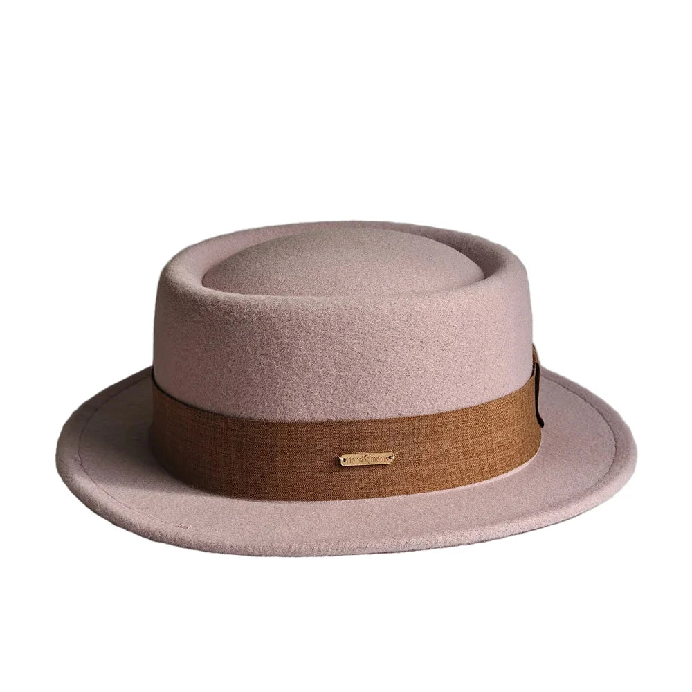Costello Cotton Fedora Porkpie Hat