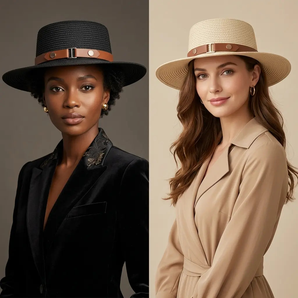 Figueira Summer Straw Boater Hat