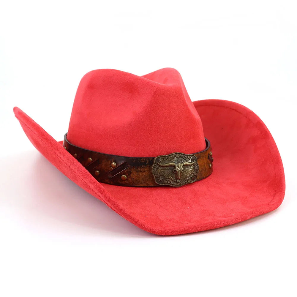Golden Bull Suede Cowboy Hat