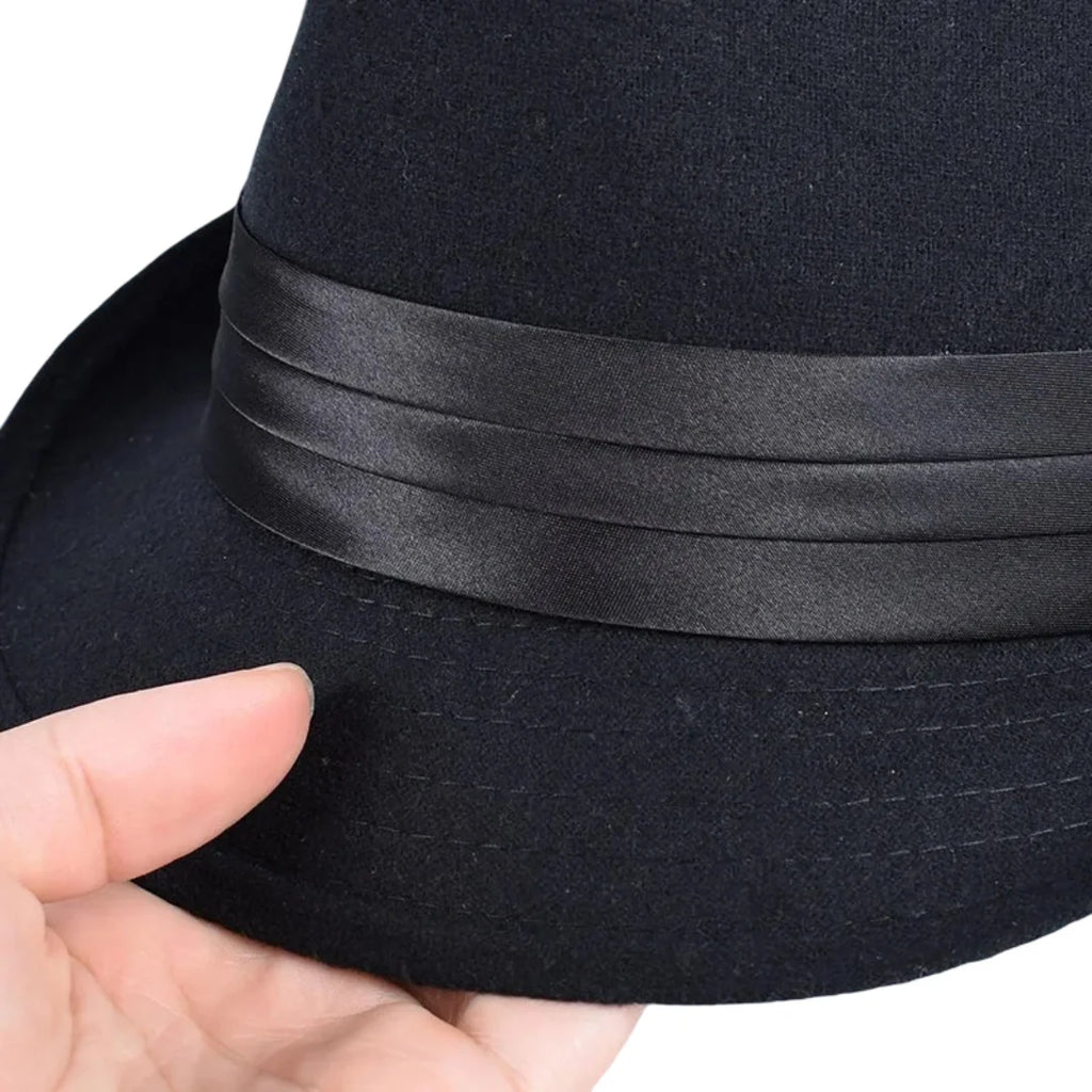 Goldstone Black Felt Trilby Hat
