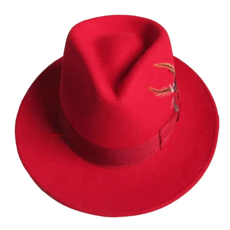 Howard Feathers Wool Fedora Hat