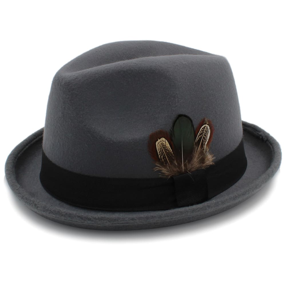 Huber Feather Wool Homburg Hat