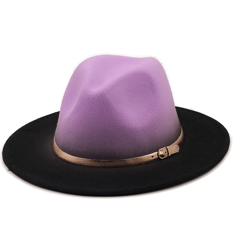 Indie Color Gradient Fedora Hat