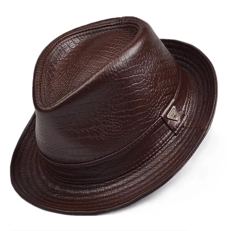 Jackson Genuine Leather Trilby Hat