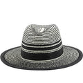 Levante Striped Fedora Hat