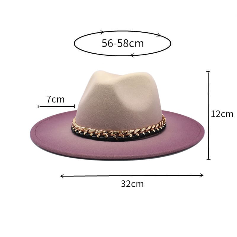 Manglianeli Degraded Fedora Hat