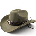Ox-Head Suede Western Cowboy Hat