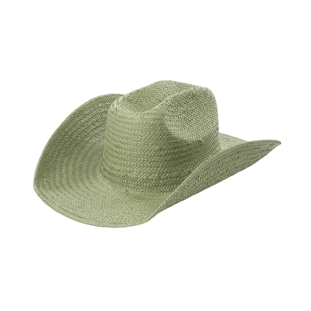Rimini Summer Handmade Straw Western Cowboy Hat