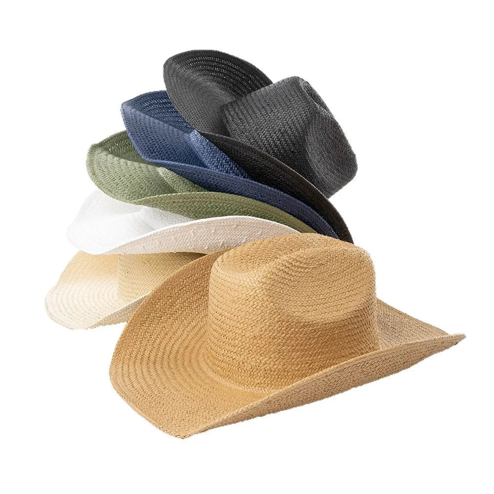 Rimini Summer Handmade Straw Western Cowboy Hat