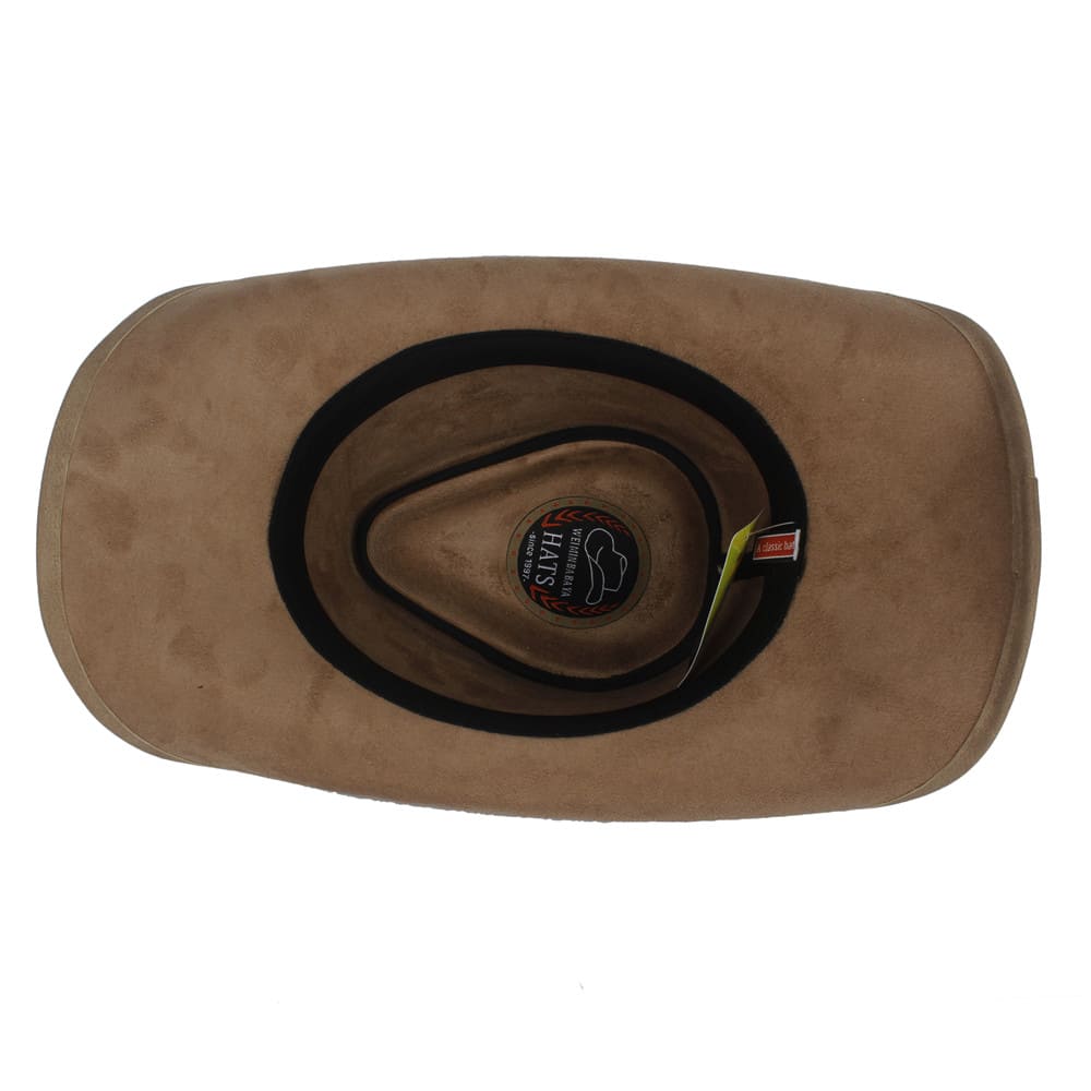 Silver Taurus Genuine Leather Cowboy Hat