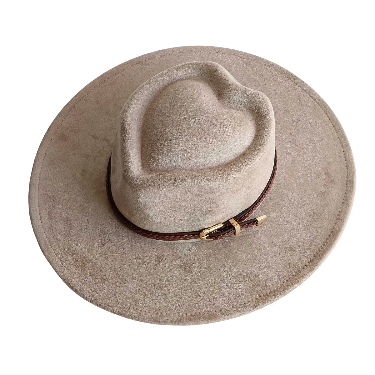 Texas Heart-Shaped Crown Suede Hat