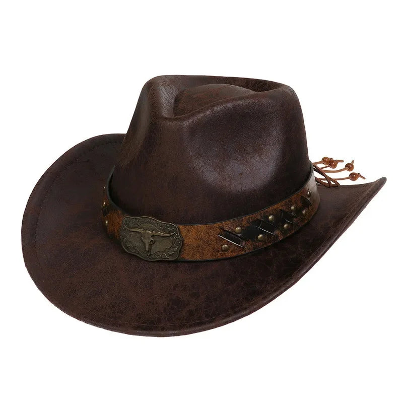 The Iron Goat Burned Cowboy Hat
