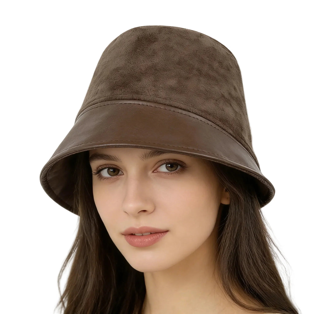 Toulouse Women Handmade Leather Cloche Hat
