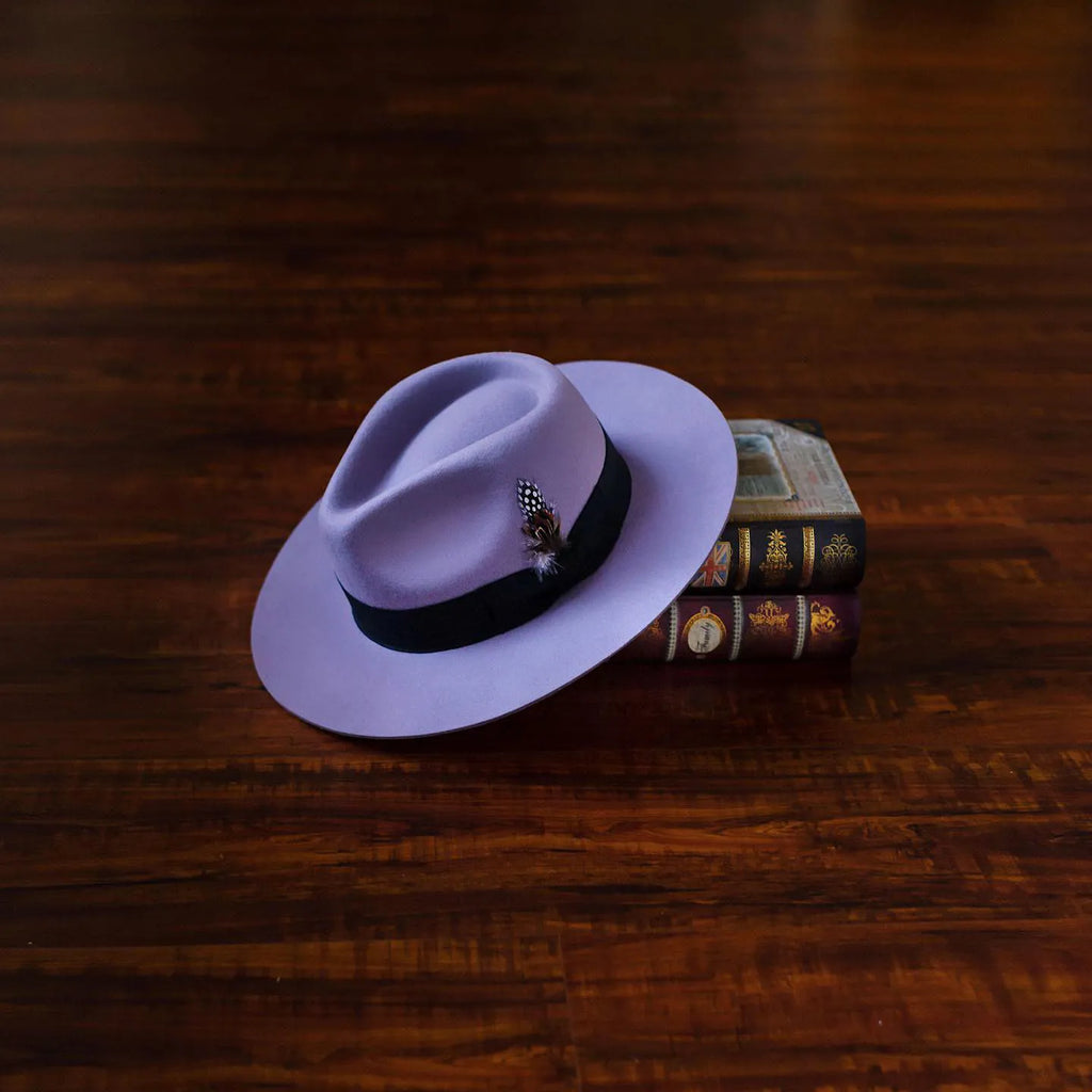 Ferguson Fedora - Lavender+Black