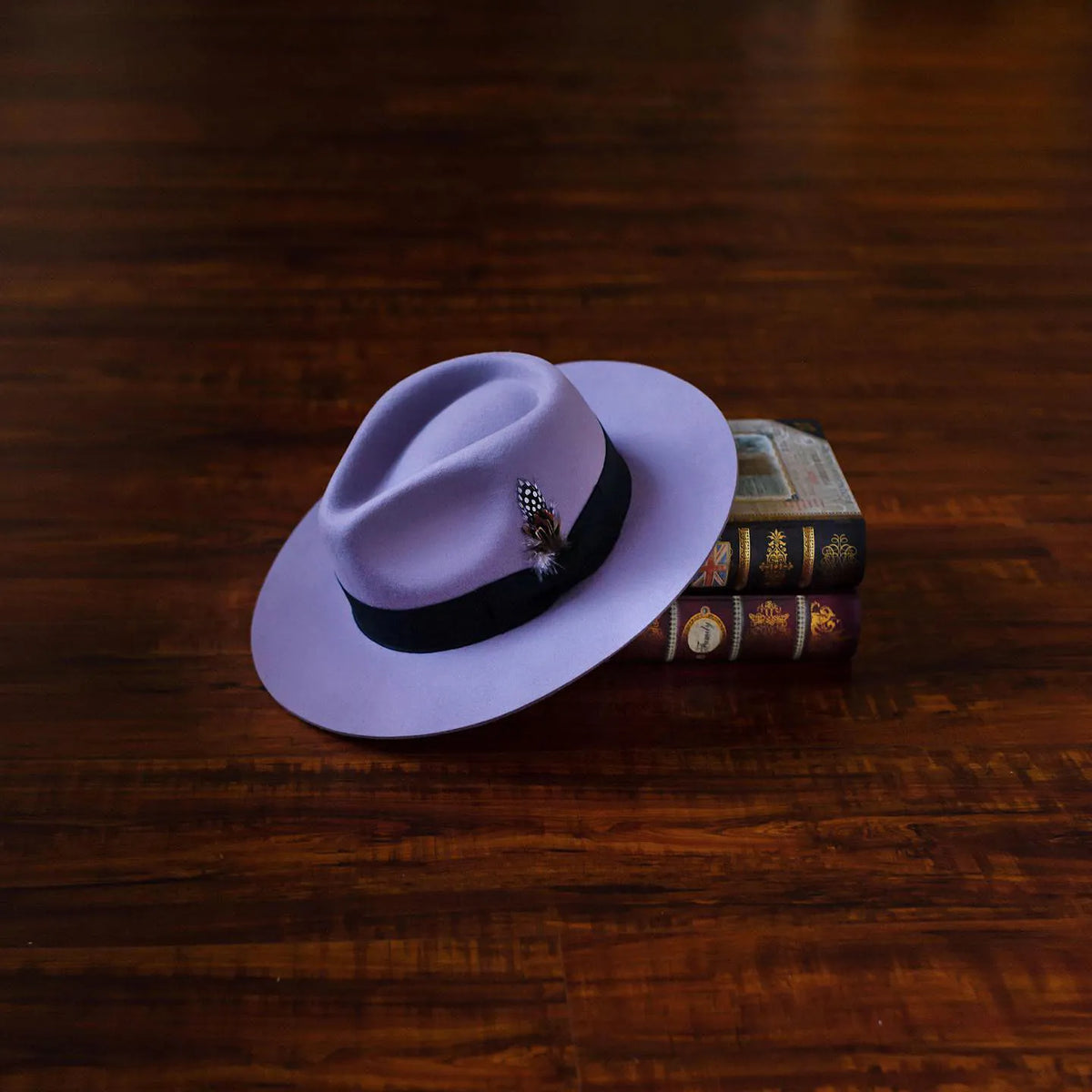 Ferguson Fedora - Lavender+Black