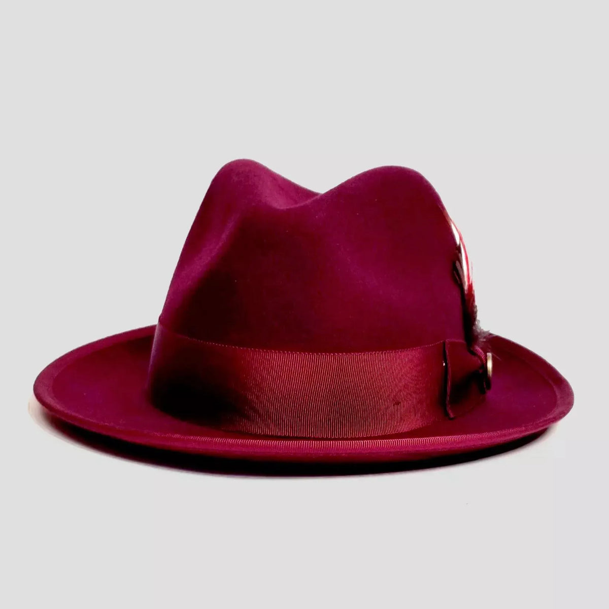 Trilby Fedora – Burgundy
