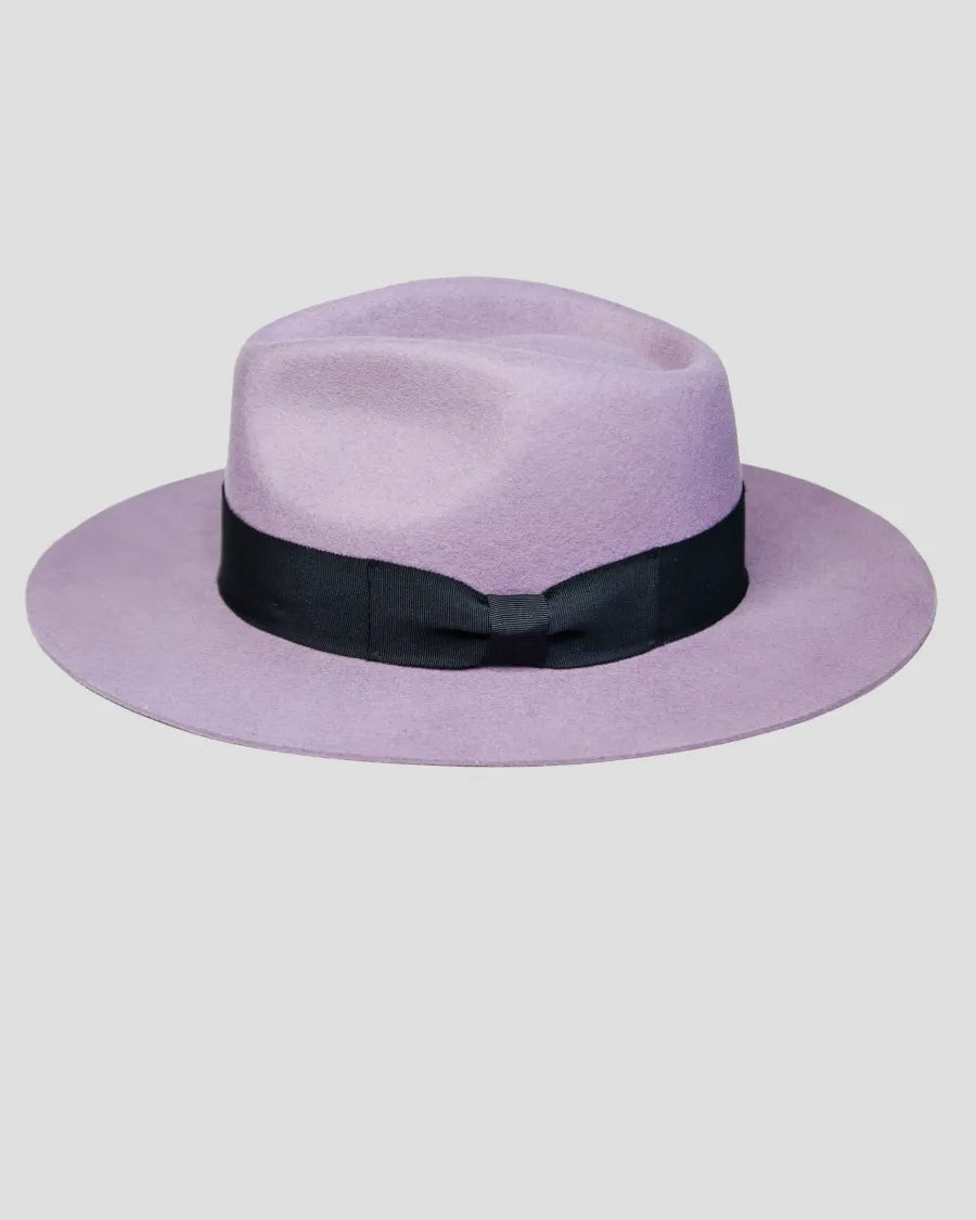 Eerguson Fedora - Lavender+Black