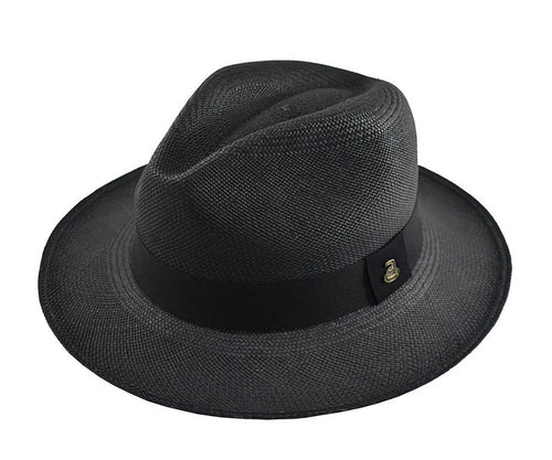 Advanced Original Panama Hat - Black Toquilla Straw