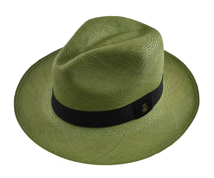 Advanced Original Panama Hat - Verde Oscuro Toquilla Straw